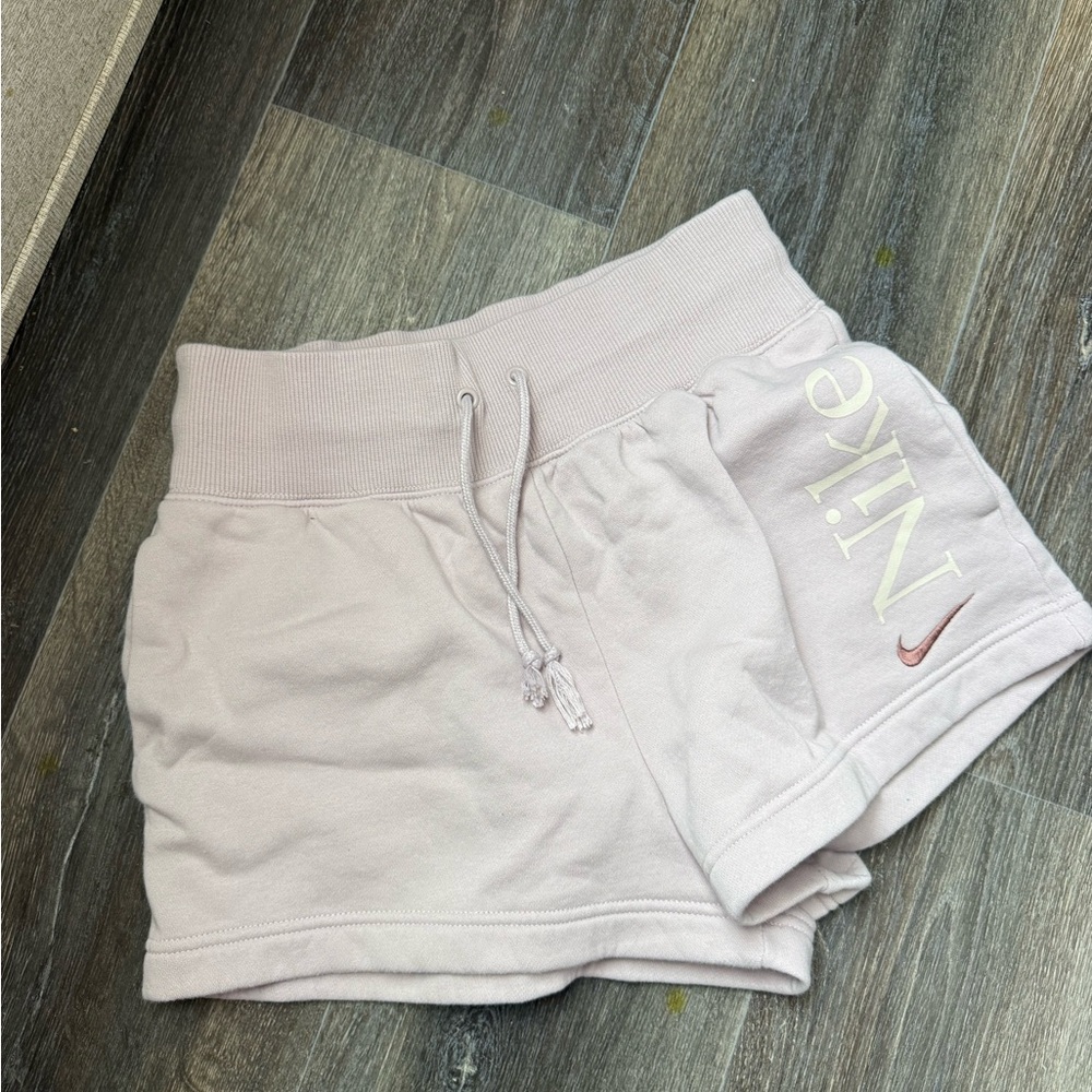 Nike Women's Soft Pink Athletic Shorts